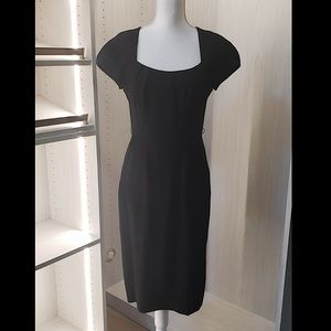 Banana Republic Black Short Sleeve Dress